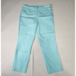 Renuar Women's Pants Pull On Size 12 Faux Front Pockets (fit 32.5W 26L)